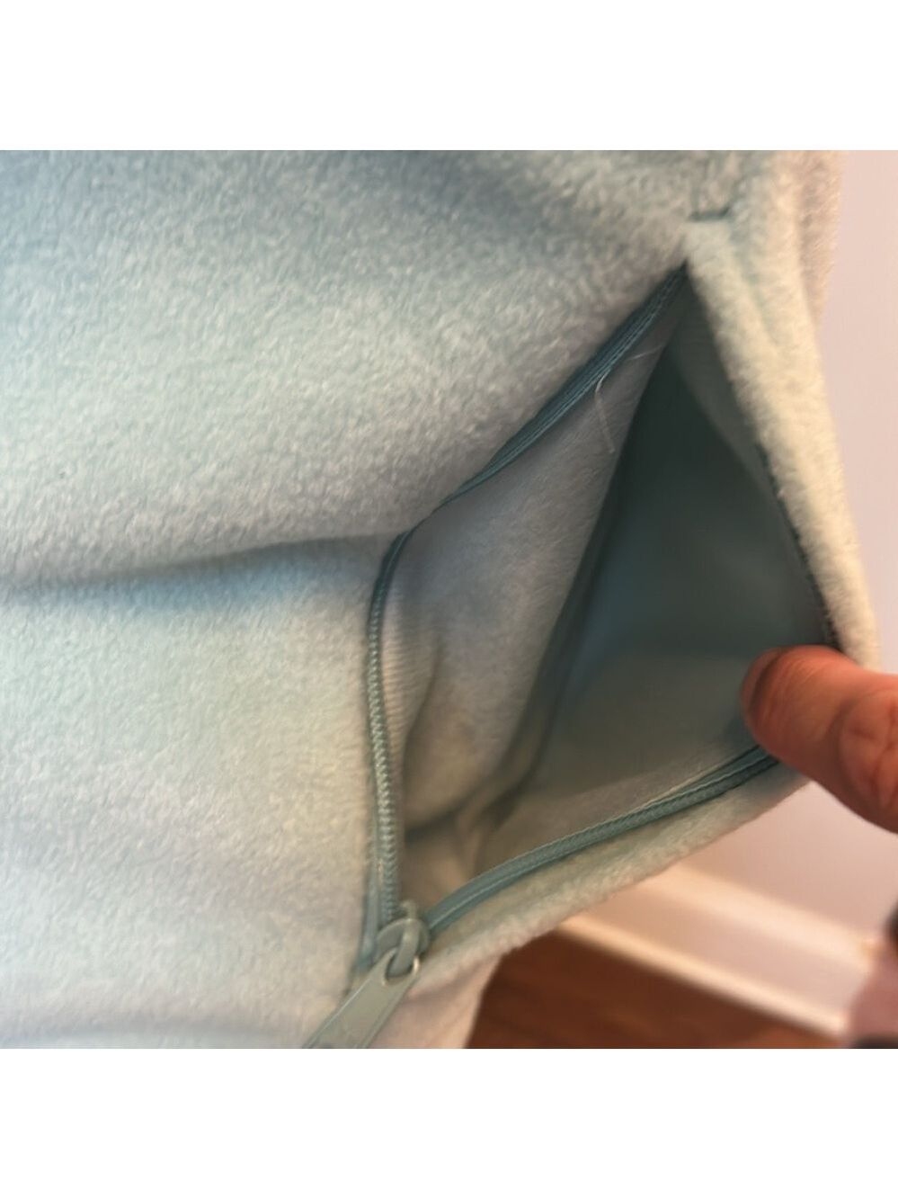 NWOT Columbia Blue/Teal Fleece Full Zip Jacket Size Small - Picture 3 of 12